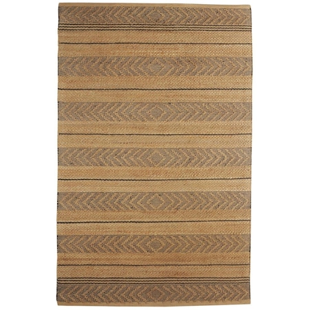 Palacedesigns 8 x 10 ft. Tan & Gray Bohemian Striped Area Rug PA3097076